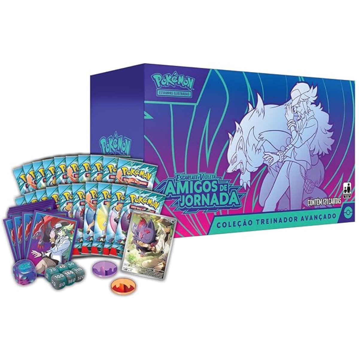 Treinador Avançado Pokemon - Cartas Raras Amigos De Jornada (2)