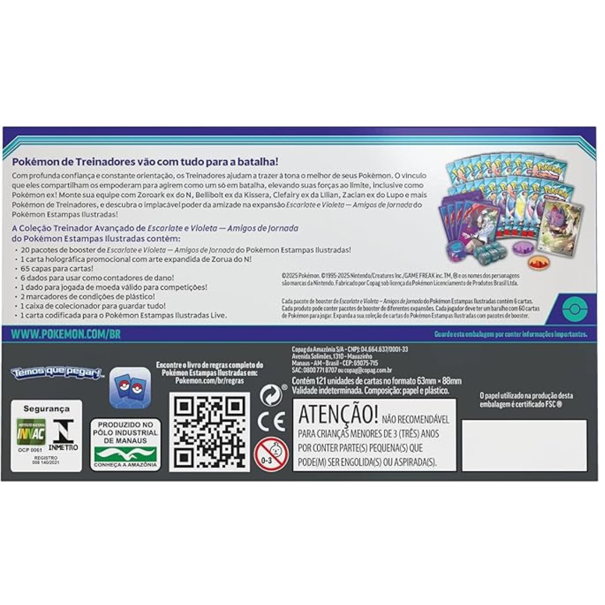 Treinador Avançado Pokemon - Cartas Raras Amigos De Jornada (4)